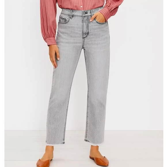 LOFT high rise straight crop - Picture 1 of 1